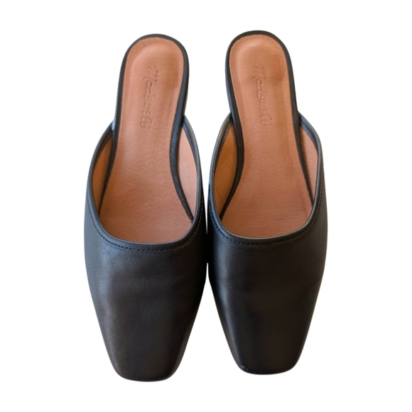 MADEWELL The Adelia Mule in Black Leather Size 8.5 - Picture 1 of 10